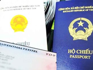 Hộ chiếu việt nam và thẻ cư trú đức