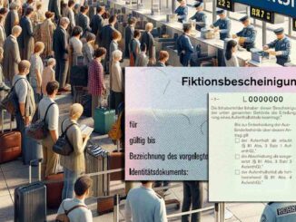 Fiktionsbescheinigung ở đức